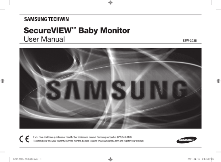 Samsung SecureVIEW User manual Samsung SecureVIEW User manual