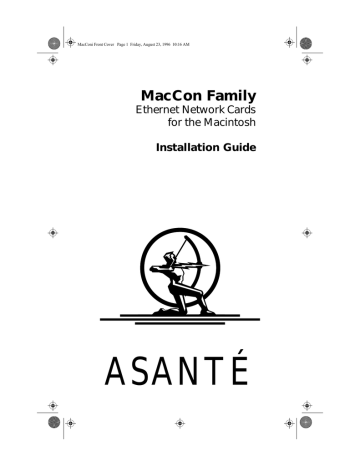 Asante MacCon Family Installation guide | Manualzz Asante MacCon Family Installation guide | Manualzz