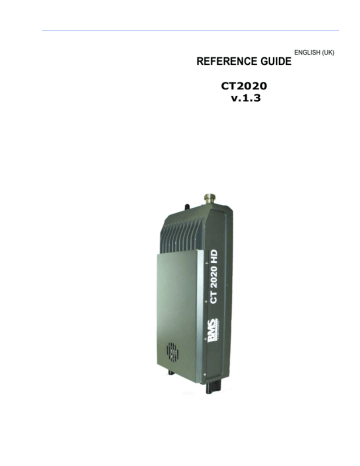 BMS-Europe GmbH CT2020 Specifications | Manualzz