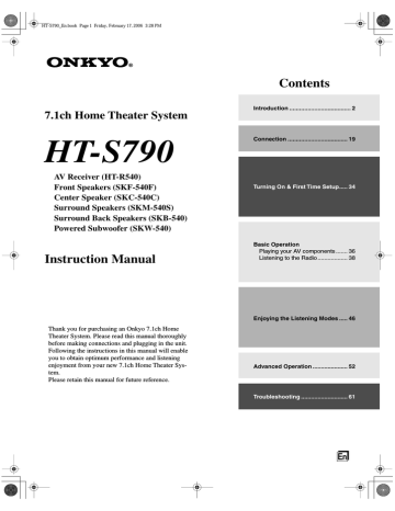 Apex Digital HT-170 Instruction manual Apex Digital HT-170 Instruction manual