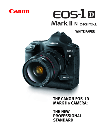 Canon EOS1 Ds MARKII User manual Canon EOS1 Ds MARKII User manual