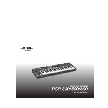 Edirol by Roland PCR-300 de handleiding | Manualzz