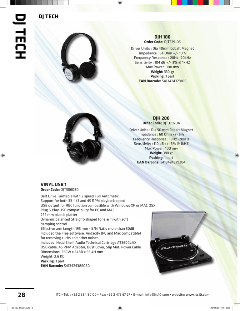 DJ-Tech VISA 80 User manual DJ-Tech VISA 80 User manual