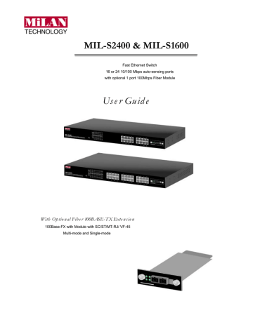 MiLAN MIL-S1600 User guide | Manualzz