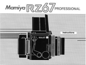 Mamiya RZ67 Instruction manual | Manualzz