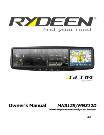 Owner's manual | Rydeen MN312D Owner`s manual | Manualzz Owner's manual | Rydeen MN312D Owner`s manual | Manualzz