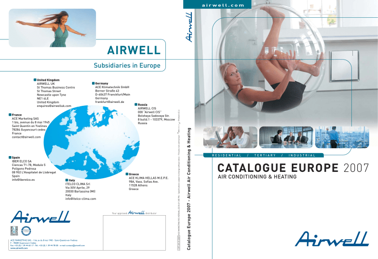 Airwell BS 12 DCI User manual Airwell BS 12 DCI User manual