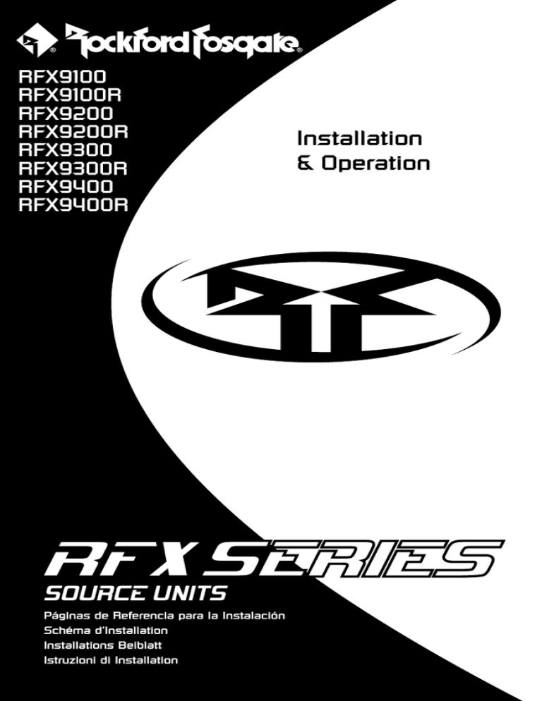 Philips RFX9400/79 Specifications Philips RFX9400/79 Specifications