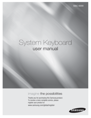 Samsung SSC-2000 User manual Samsung SSC-2000 User manual