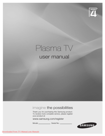 Samsung Series 4+ User manual | Manualzz