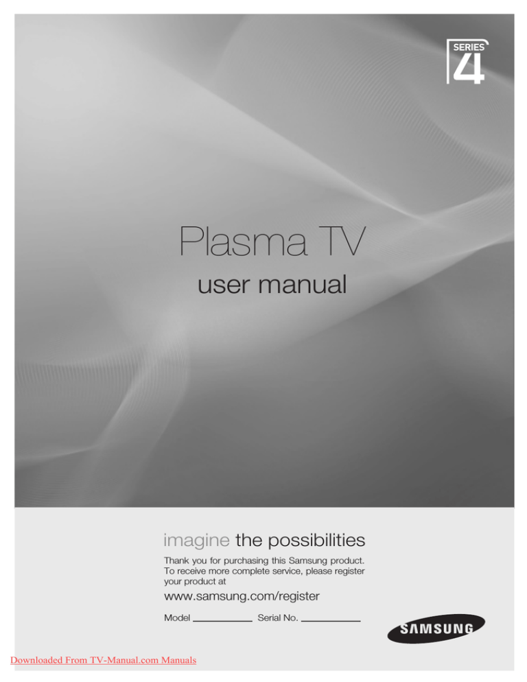 Samsung 430 Series User manual Samsung 430 Series User manual