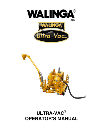 BROWN RIDE-ON BLOWER-VAC Operator`s manual BROWN RIDE-ON BLOWER-VAC Operator`s manual
