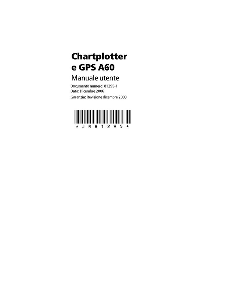 Raymarine A60 User manual Raymarine A60 User manual