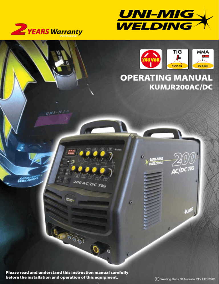 Uniflame F-7703 Instruction manual Uniflame F-7703 Instruction manual