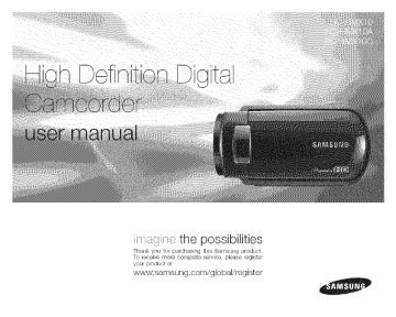 Samsung SC-HMX10C Digital Camcorder Owner's Manual | Manualzz Samsung SC-HMX10C Digital Camcorder Owner's Manual | Manualzz