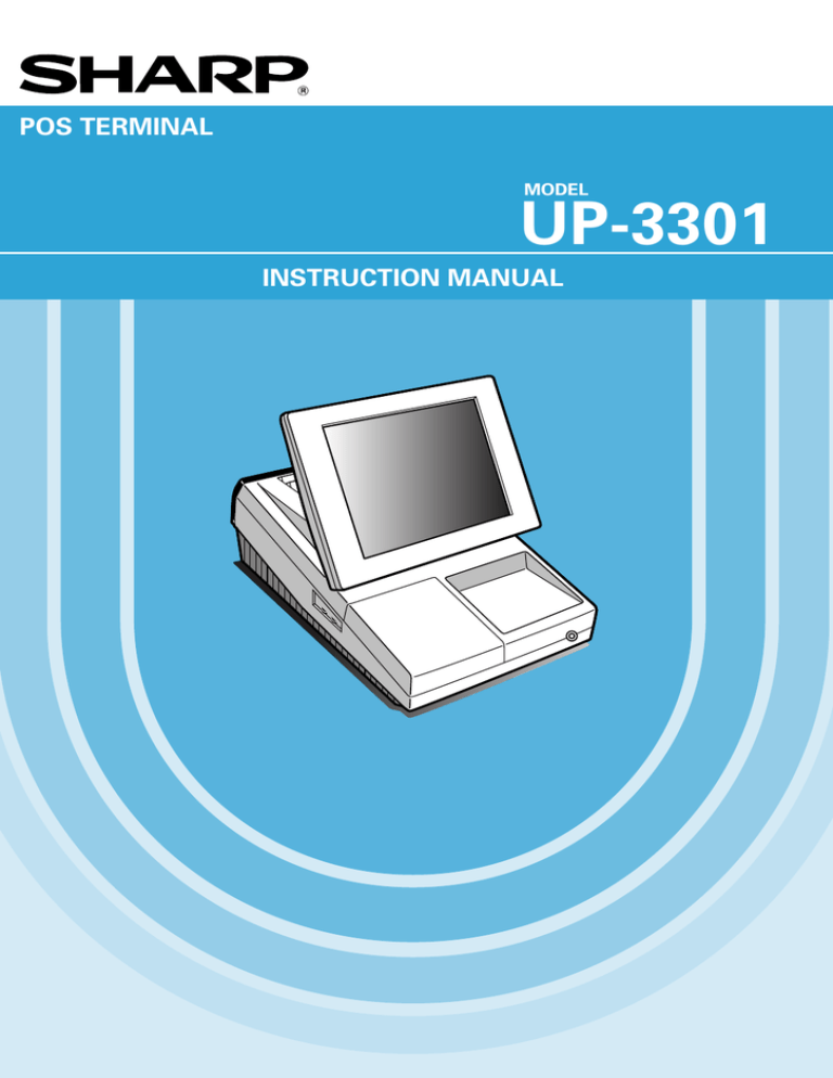 Sharp UP-3301 Instruction manual Sharp UP-3301 Instruction manual