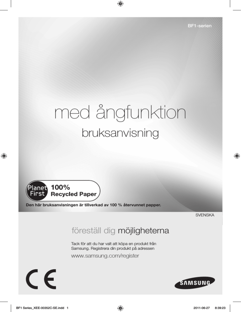 Samsung BF1 Series User manual Samsung BF1 Series User manual