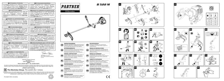 Electrolux B 522X BP Instruction manual Electrolux B 522X BP Instruction manual