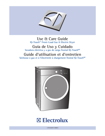 Electrolux IQ-Touch 137018300 A Use & care guide Electrolux IQ-Touch 137018300 A Use & care guide