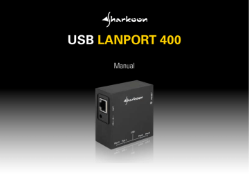 Sharkoon USB LANPORT 400 Specifications | Manualzz Sharkoon USB LANPORT 400 Specifications | Manualzz