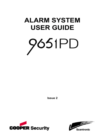 Cooper Security 9651PD User guide | Manualzz Cooper Security 9651PD User guide | Manualzz