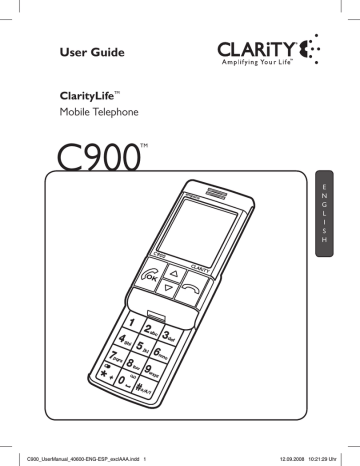 Clarity C900 User guide | Manualzz