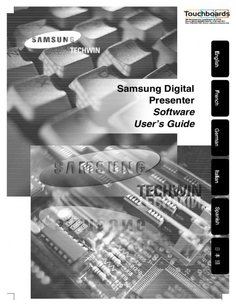 Samsung SDP-850DX User`s guide Samsung SDP-850DX User`s guide