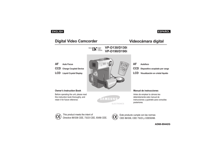 Samsung AD68-00442G Specifications Samsung AD68-00442G Specifications