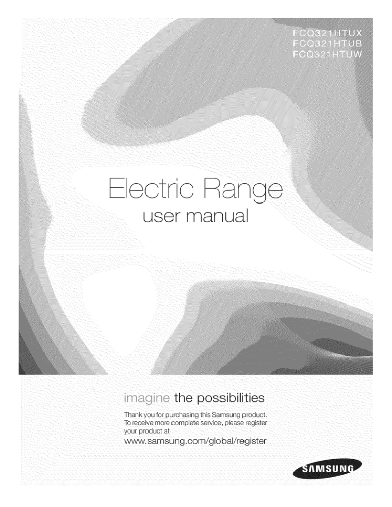 Samsung FCQ321HTUW User manual Samsung FCQ321HTUW User manual