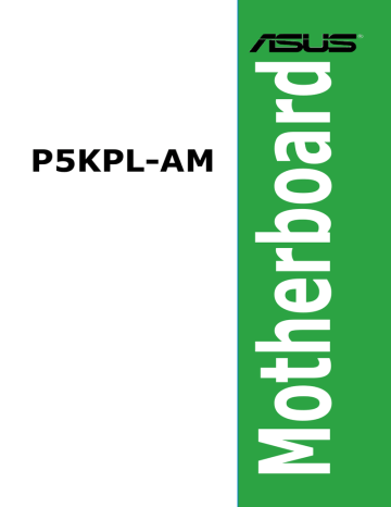 Asus P5KPL-AM Computer Hardware User manual | Manualzz Asus P5KPL-AM Computer Hardware User manual | Manualzz