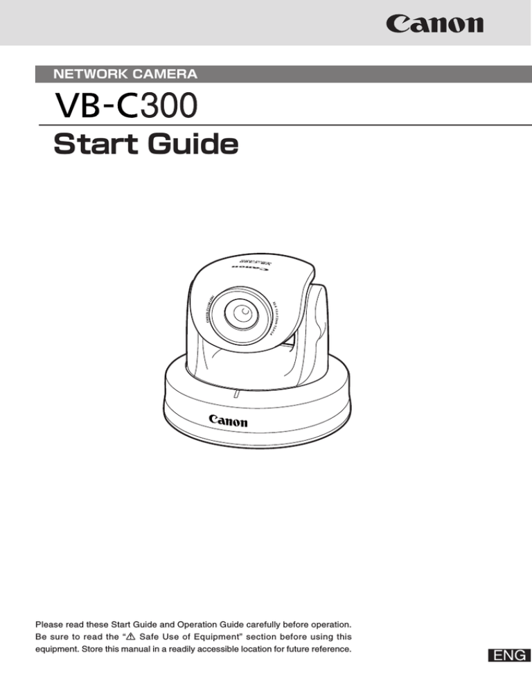 Canon VB-C300 User`s manual Canon VB-C300 User`s manual