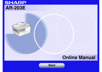 Sharp AR-203E All in One Printer Online Manual | Manualzz Sharp AR-203E All in One Printer Online Manual | Manualzz