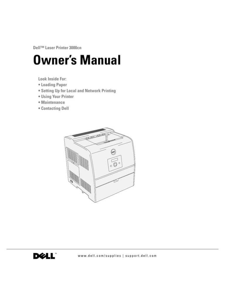 Dell Precision U4803 Owner`s manual Dell Precision U4803 Owner`s manual