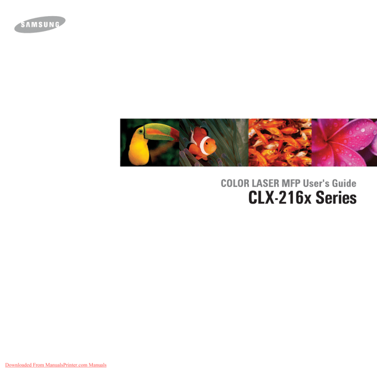 Samsung 726-7864 User`s guide Samsung 726-7864 User`s guide