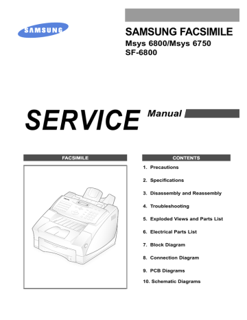 Samsung Msys 6750 Specifications Samsung Msys 6750 Specifications