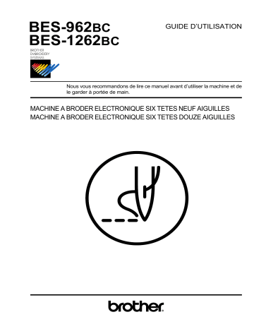 Brother | BES-941BC | Manuel utilisateur | BES-962BC BES | Manualzz