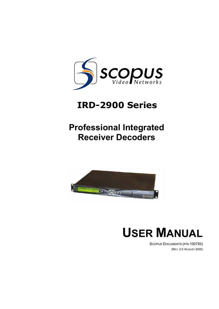 Scopus 2990 Инструкция Scopus 2990 инструкция