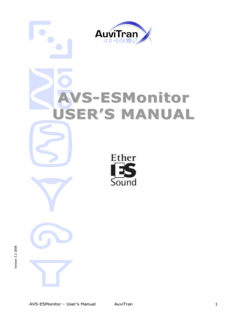 User's manual | AuviTran AVY16-ES User`s manual | Manualzz User's manual | AuviTran AVY16-ES User`s manual | Manualzz
