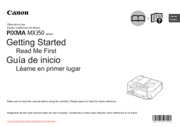 Canon PIXMA MX350 Specifications Canon PIXMA MX350 Specifications