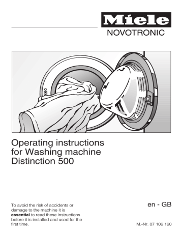 Miele S 500 Operating instructions | Manualzz Miele S 500 Operating instructions | Manualzz
