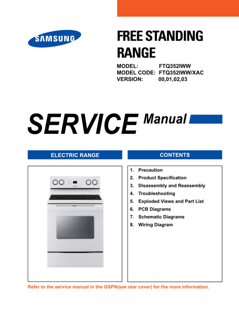 Samsung FTQ352IWUW Service manual Samsung FTQ352IWUW Service manual
