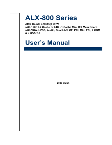 User's manual | Advantech AIMB-203 User`s manual | Manualzz User's manual | Advantech AIMB-203 User`s manual | Manualzz