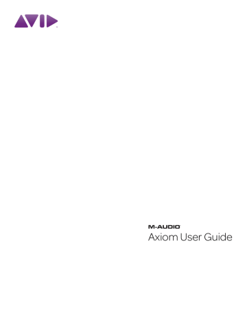 M-Audio Keyboard Controller Series User guide M-Audio Keyboard Controller Series User guide