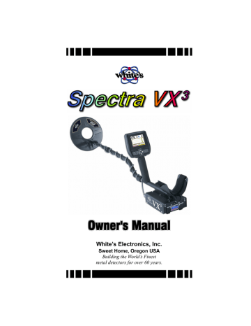 White Spectra VX3 Instruction manual | Manualzz