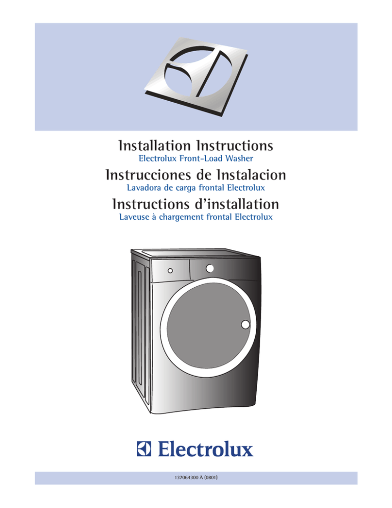 Electrolux 137098000 Operating instructions Electrolux 137098000 Operating instructions