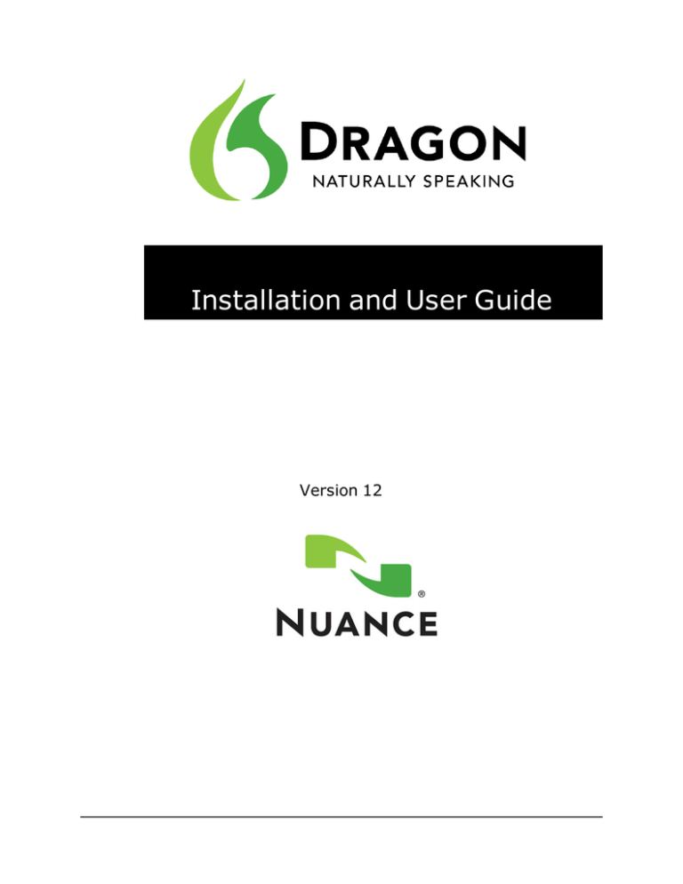 ScanSoft Pro 12 ScanSoft User guide ScanSoft Pro 12 ScanSoft User guide
