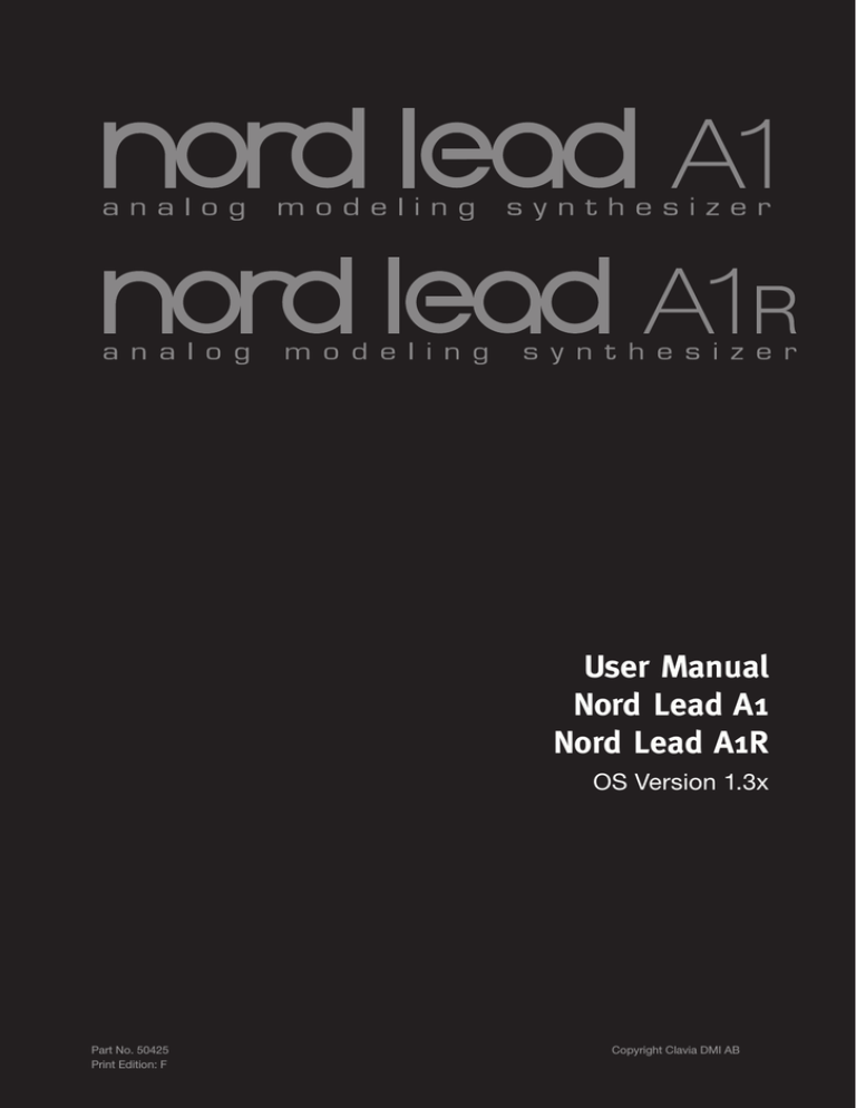 Yamaha A1R User manual Yamaha A1R User manual