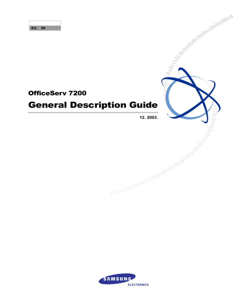 Samsung DS 5064B AOM Specifications Samsung DS 5064B AOM Specifications