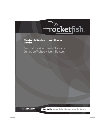 RocketFish RF-BTCMBO Wireless Multimedia Bluetooth Keyboard and Laser Mouse User guide | Manualzz RocketFish RF-BTCMBO Wireless Multimedia Bluetooth Keyboard and Laser Mouse User guide | Manualzz