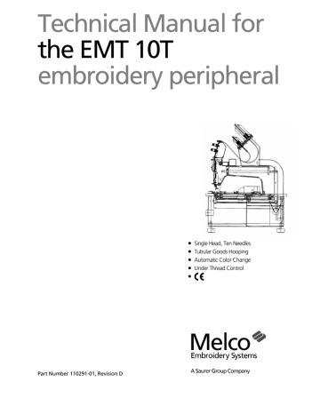 Melco EMT 10T Specifications | Manualzz Melco EMT 10T Specifications | Manualzz
